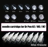 1/3/5/7/9/12/36/42 pins needle cartridge 3D/5D/round nano for Dr pen N2/M5/M7
