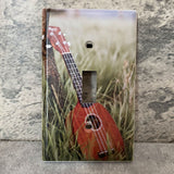 Light Switch Plate Cover Ukulele Decorative Home Art Deco 1-Gang Single Toggle