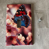 Light Switch Plate Cover Beautiful Butterfly Home Art Deco 1-Gang Single Toggle