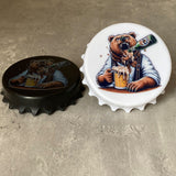 Beer Bottle Opener Fridge Magnet Bear Decoration Home Kitchen Bar Daddy Gift