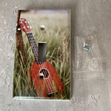 Light Switch Plate Cover Ukulele Decorative Home Art Deco 1-Gang Single Toggle